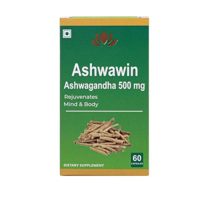 LEO كبسولات أشواغاندا أشوواوين 500 ملغ 60 حبة - Image 1